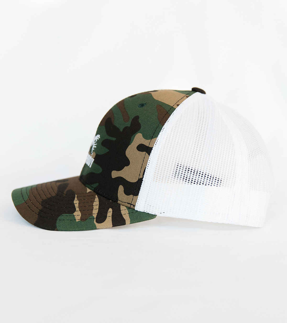Deerboy Signature Cap In Camo And White Side