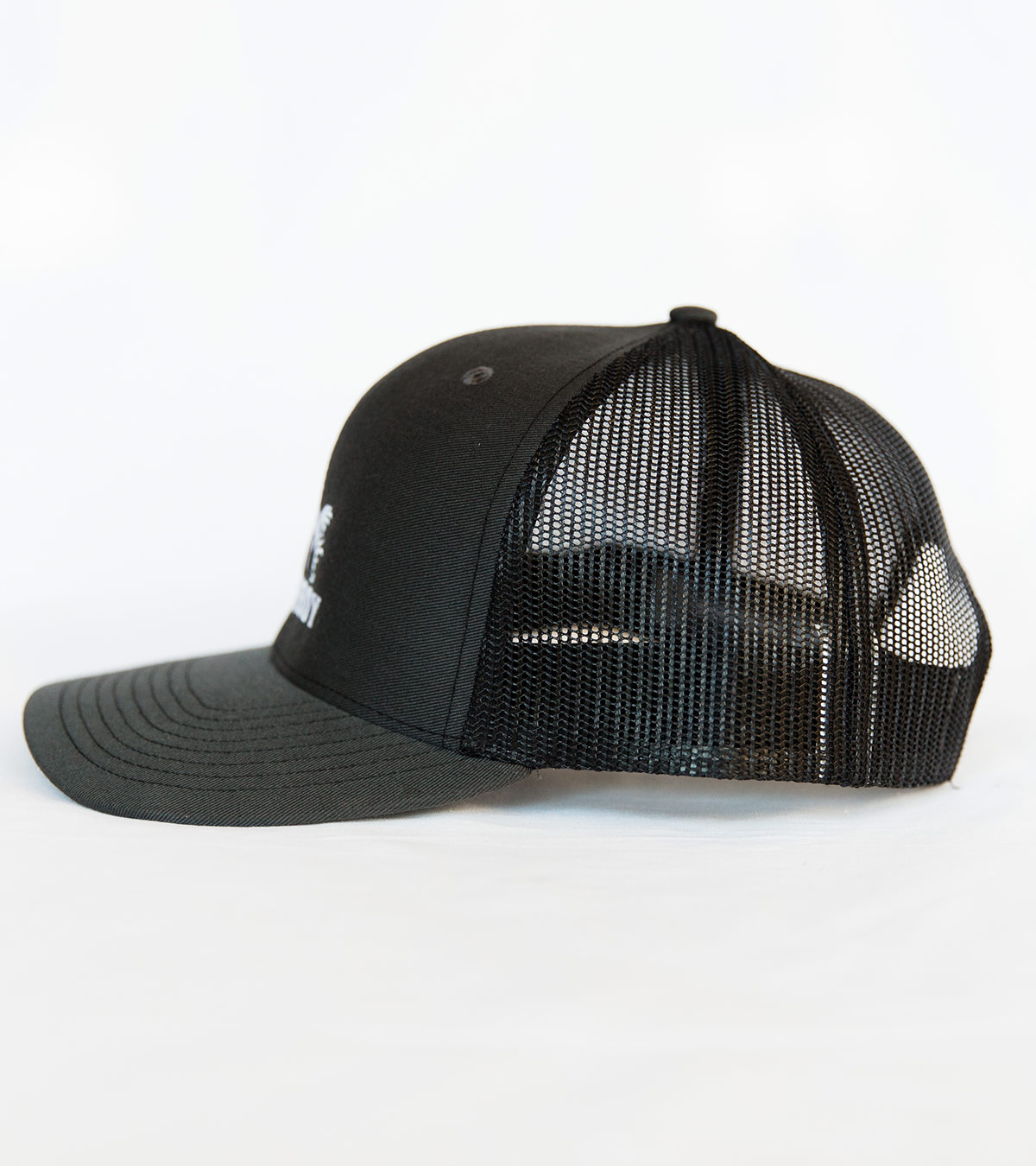 Deerboy Signature Cap In Charcoal And Black Side