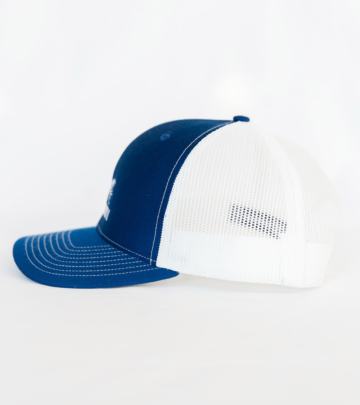 Deerboy Signature Cap In Royal And White Side