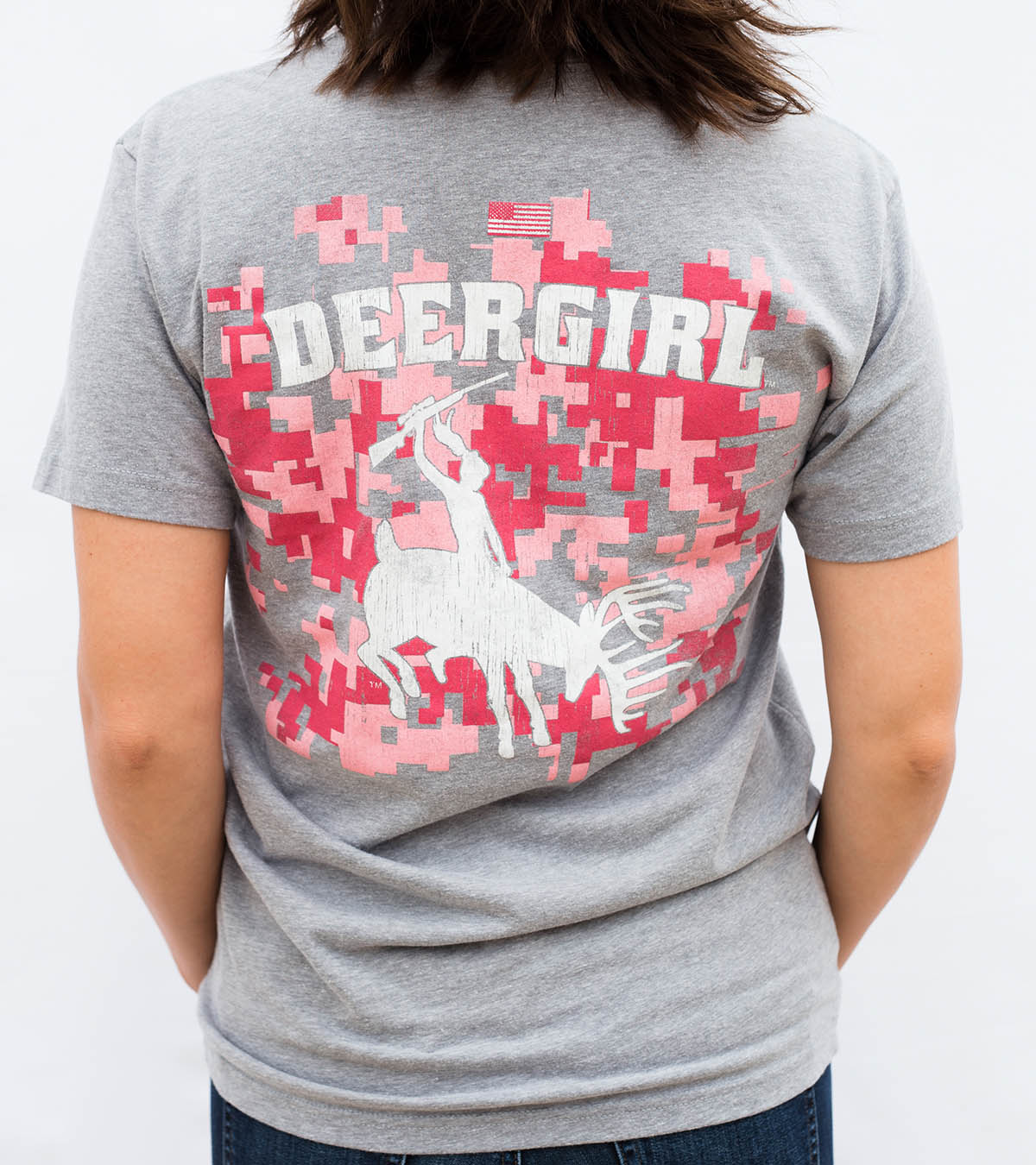 Digital Camo Deergirl Tee